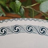 Antique serving dish in Saint-Amand earthenware (Nord)