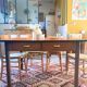 Vintage farm table formica and wood