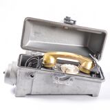 Old metal wall phone