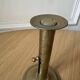 Old brass pull candle holder