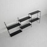 Vintage modular wall rack, wall unit, 1960s