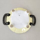 Vintage Saint-Clément flat bowl 1950