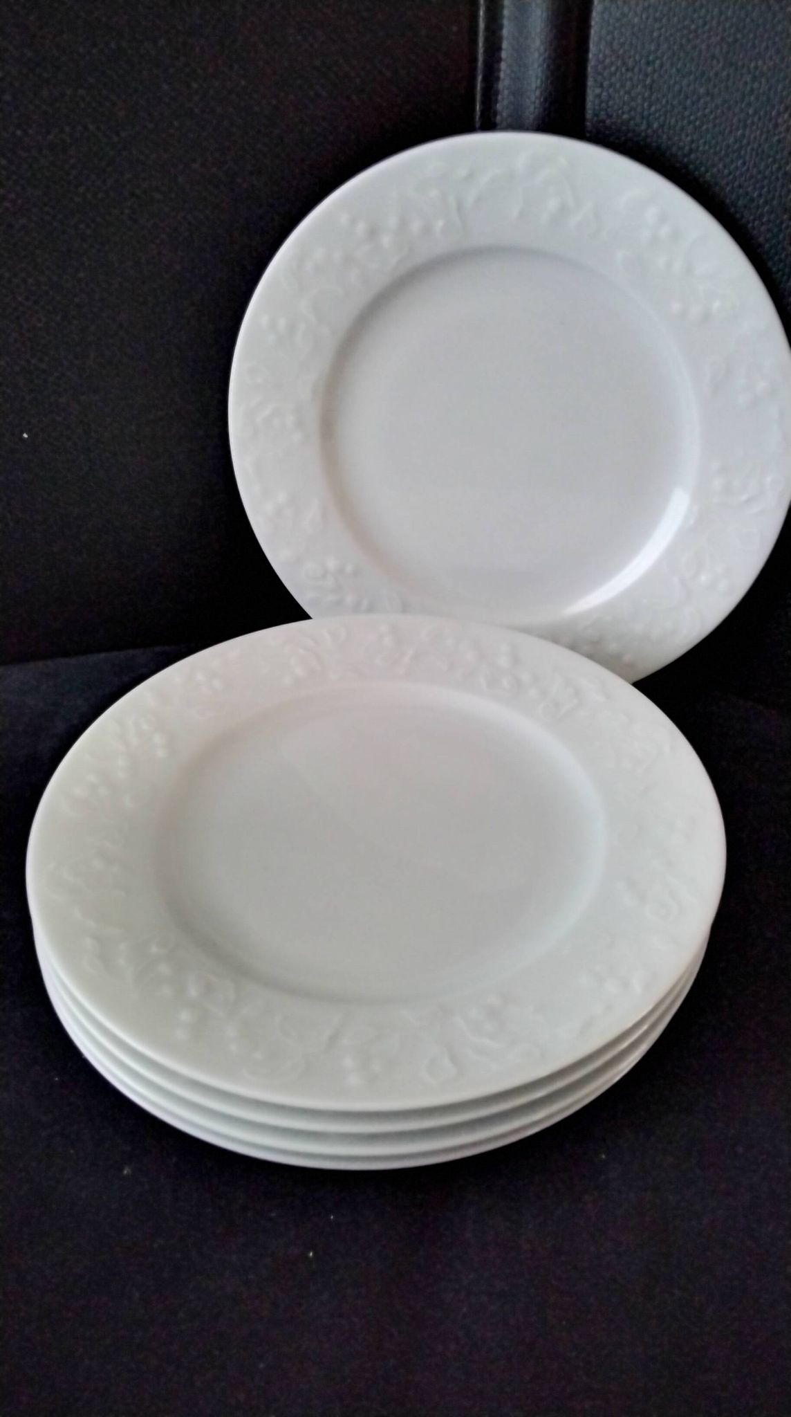 5 Assiettes à dessert en Porcelaine de Limoges