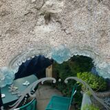 Venetian mirror Murano 1950 53x58cm