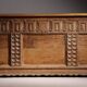 Handcrafted Solid Oak Chest with Rustic Carvings | Germany