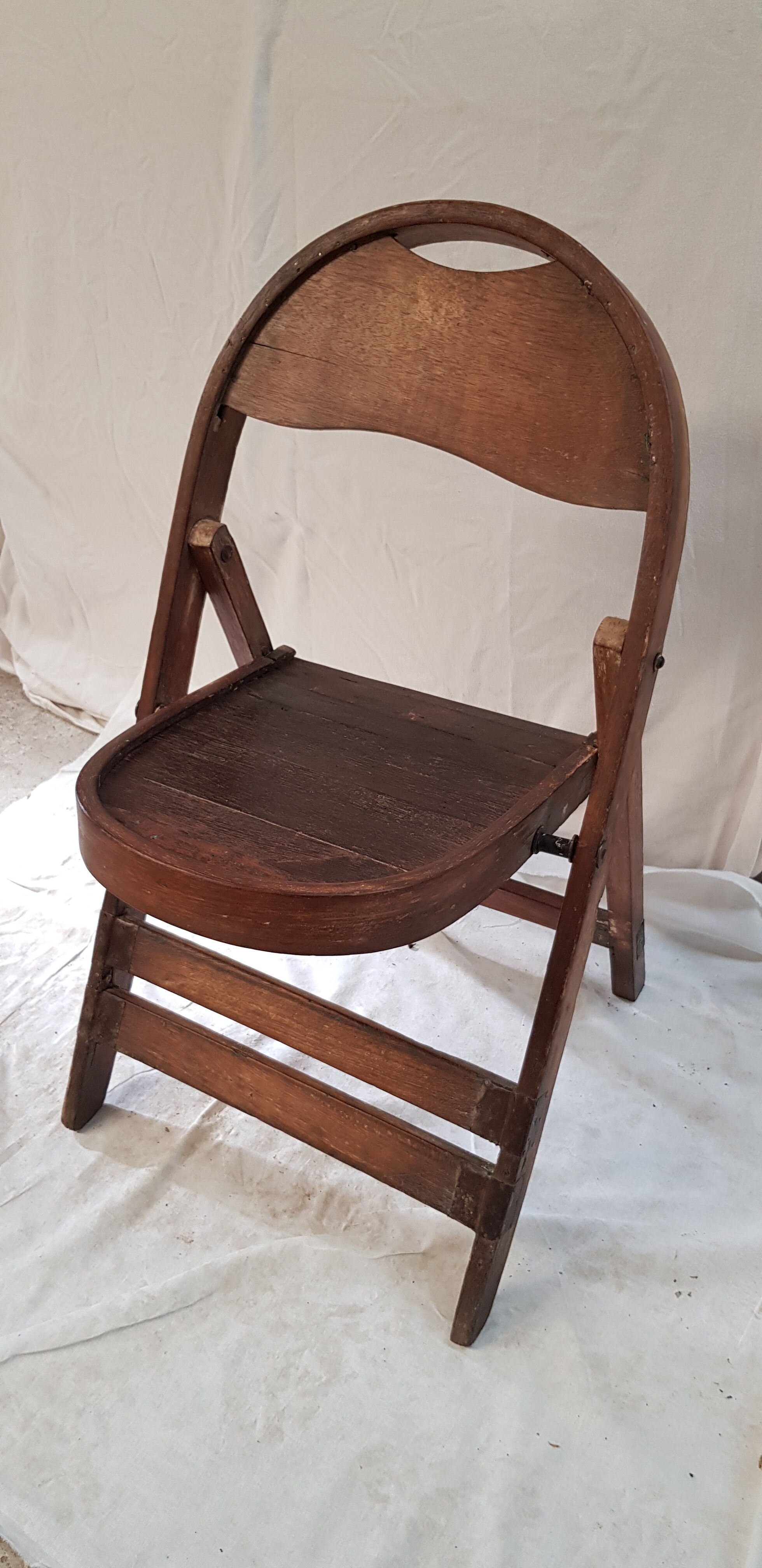 Ancienne chaise en teck birman