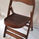 Ancienne chaise en teck birman