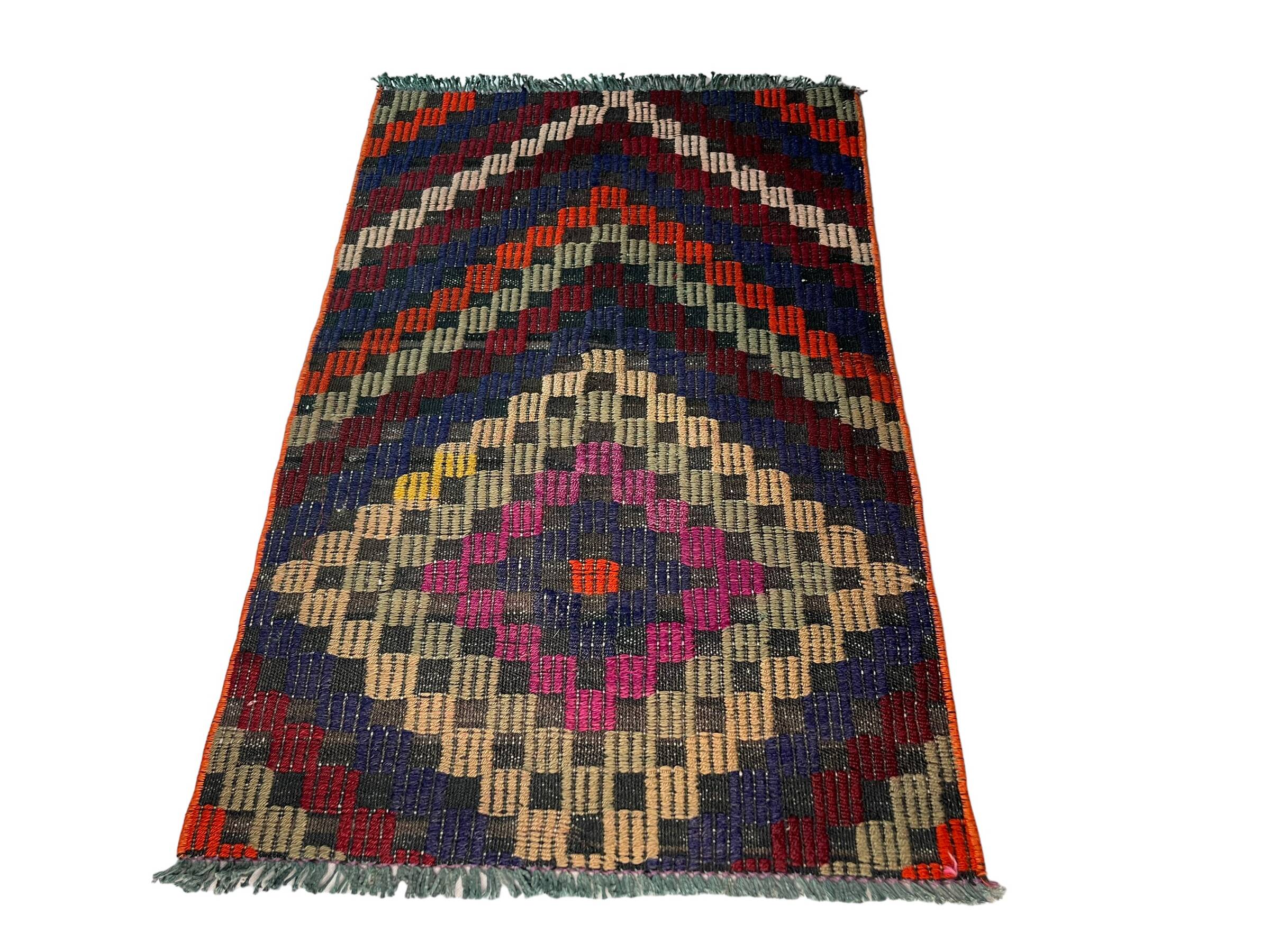 Vintage turkish kilim rug, 95 x 57 cm