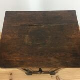 Old rustic back furniture, column, solid wood