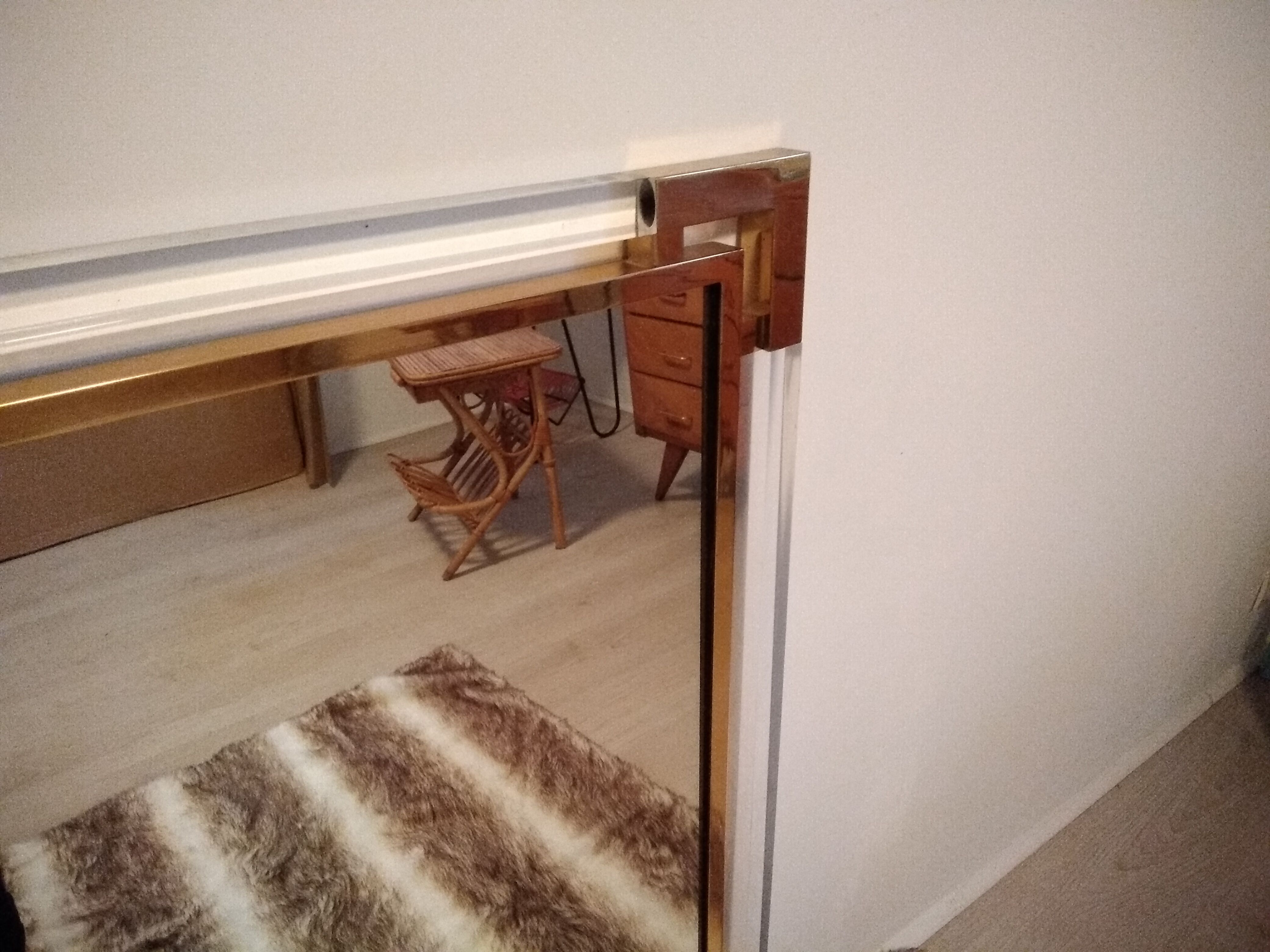 Mirror by Guy Lefevre for House Jansen 80x100cm