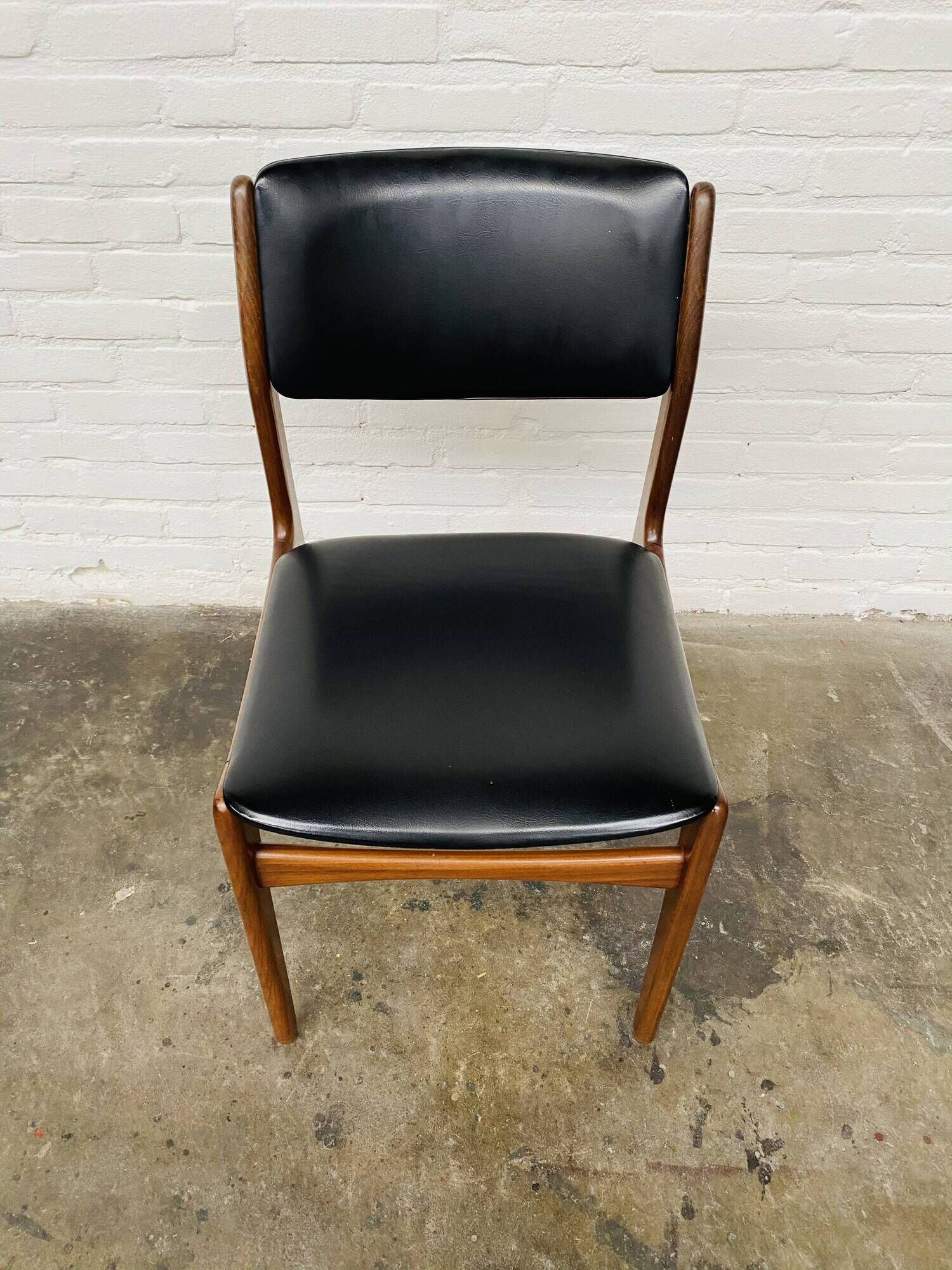 Vintage Set of 4 Teak Dining Chairs by Louis van Teeffelen voor Wèbè, 1960s.