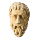 Plaster head to hang