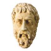 Plaster head to hang