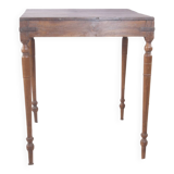 Burmese teak bridge game table