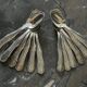 12 silver mocha spoons with flower decoration dating from 1916