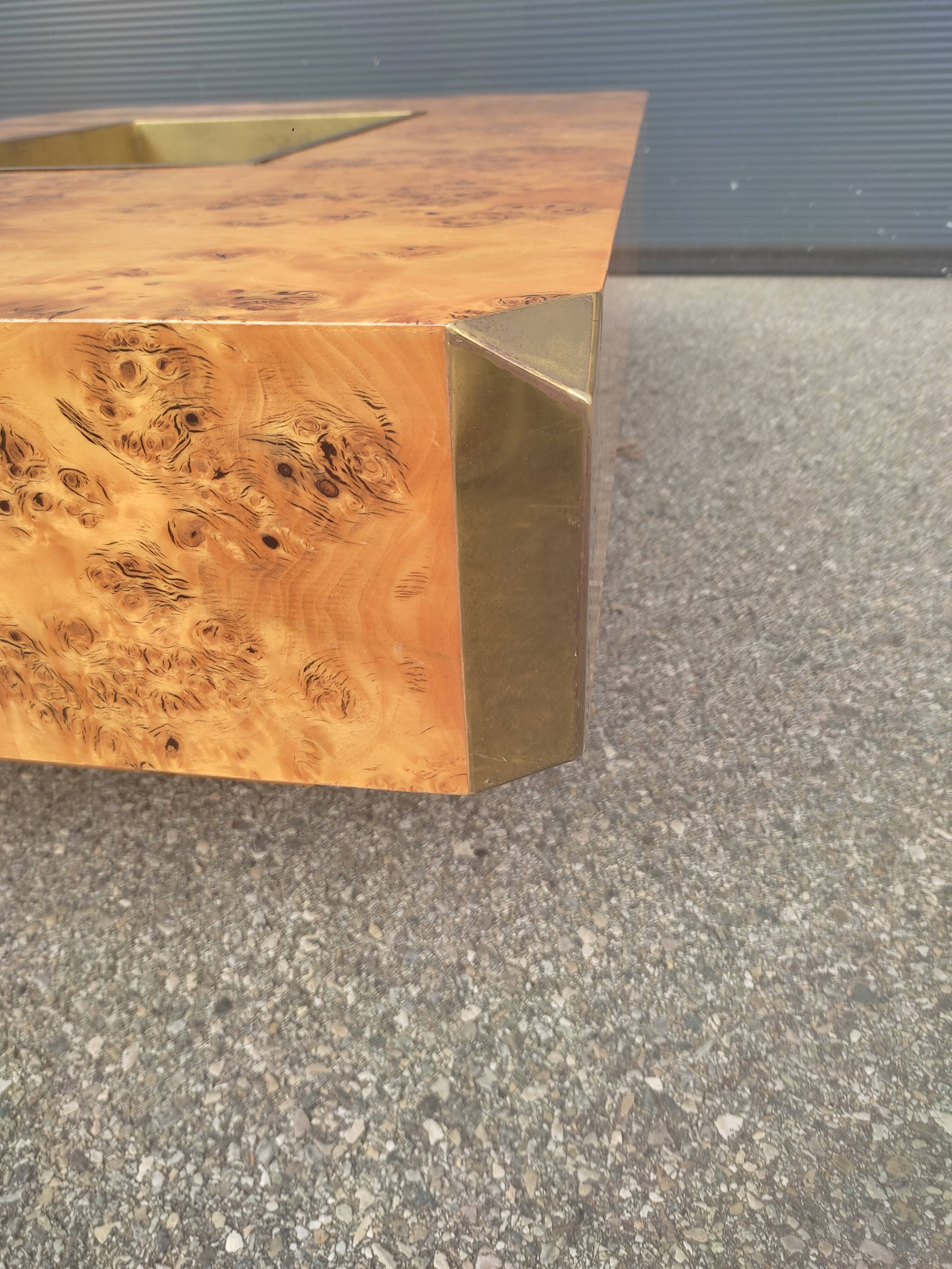 Willy Rizzo coffee table Alvéo model