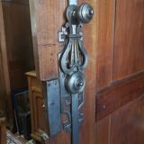 Cherry cabinet with columns