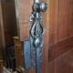 Cherry wood column wardrobe