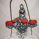 Vallauris blue liquor service 1960/70