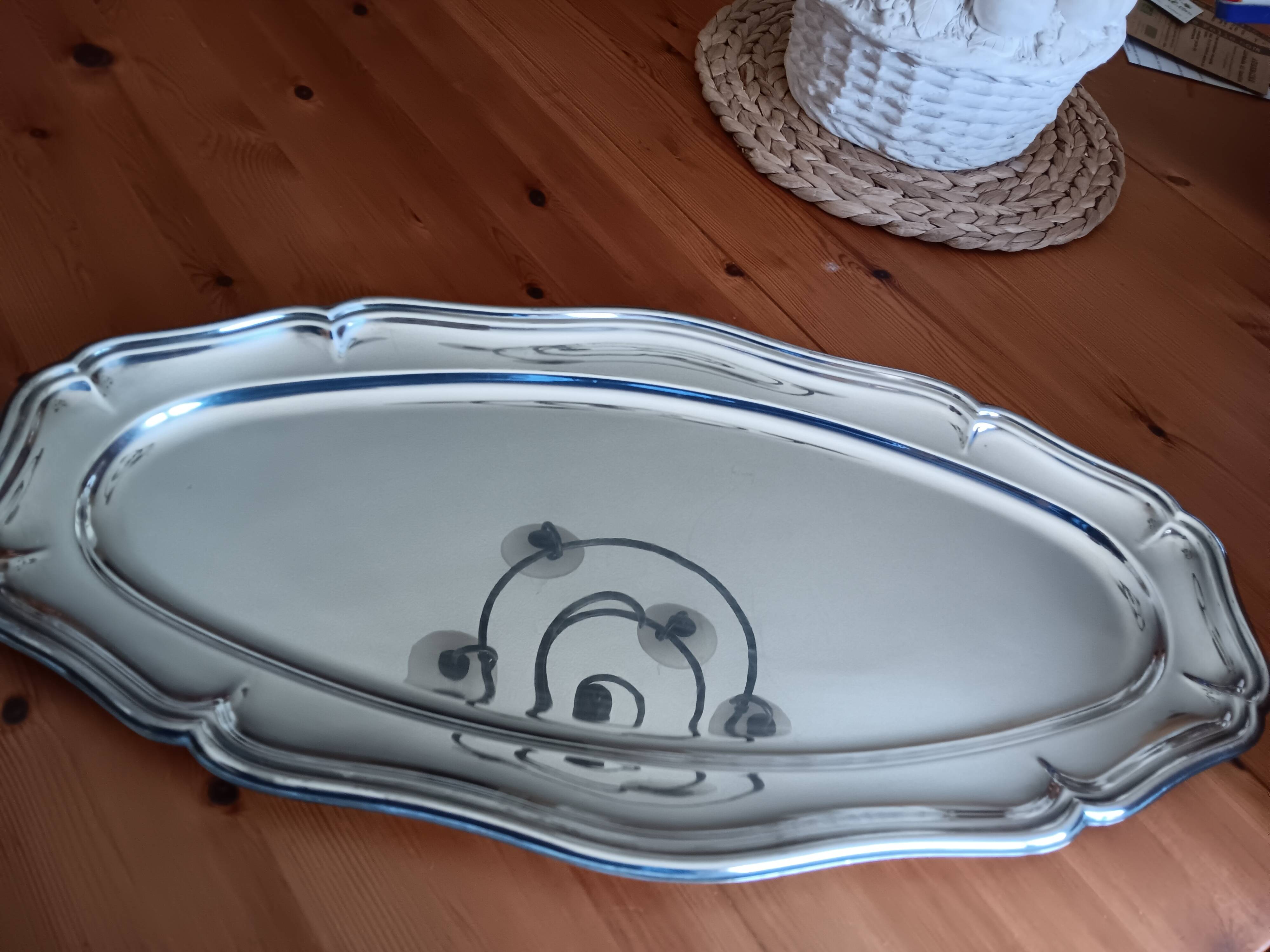 Silver fish dish