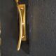 Pair of 1960 brass wall lamp