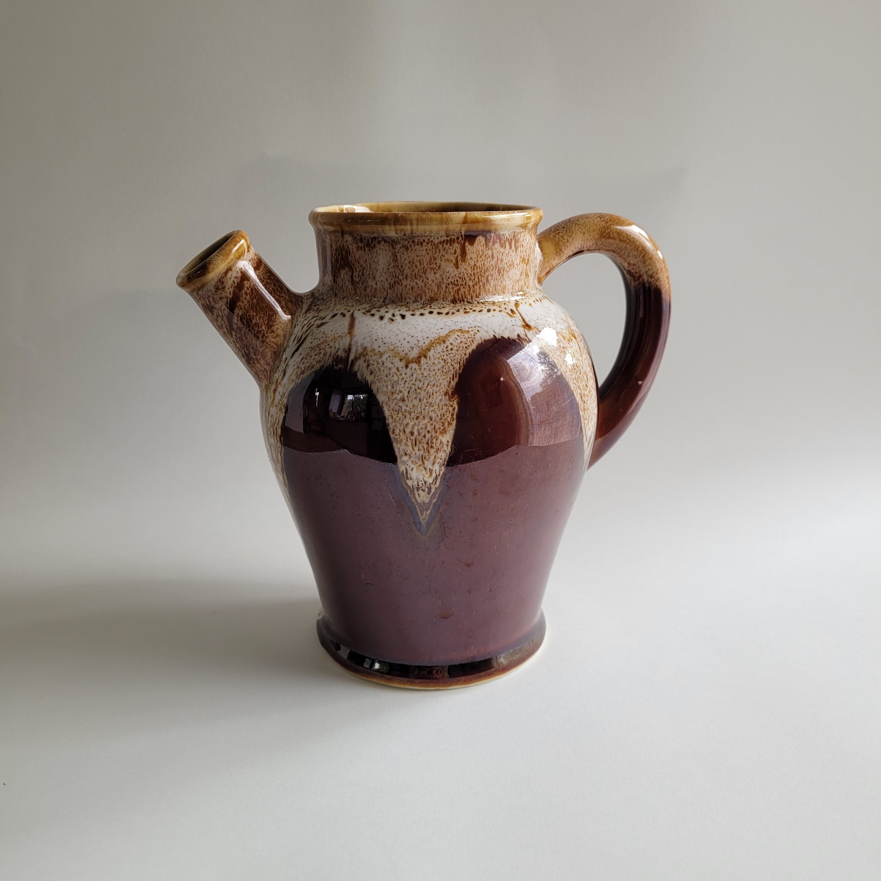 Flowing enamel pitcher