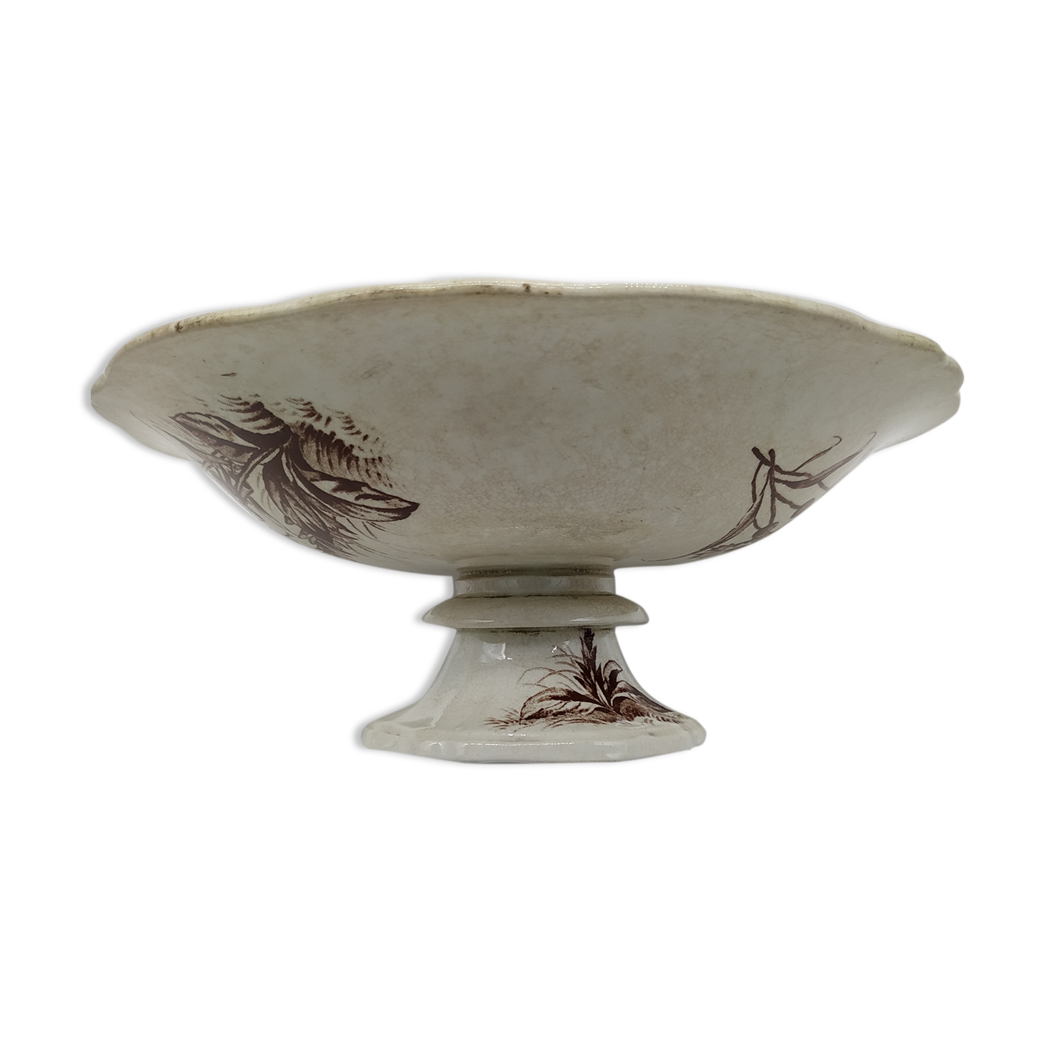 Compotier of the flora department of the house Jules vieillard de bordeaux