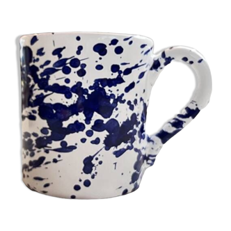 Mug points bleu