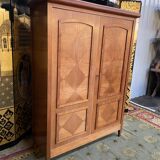 Solid ash bedroom wardrobe 1960