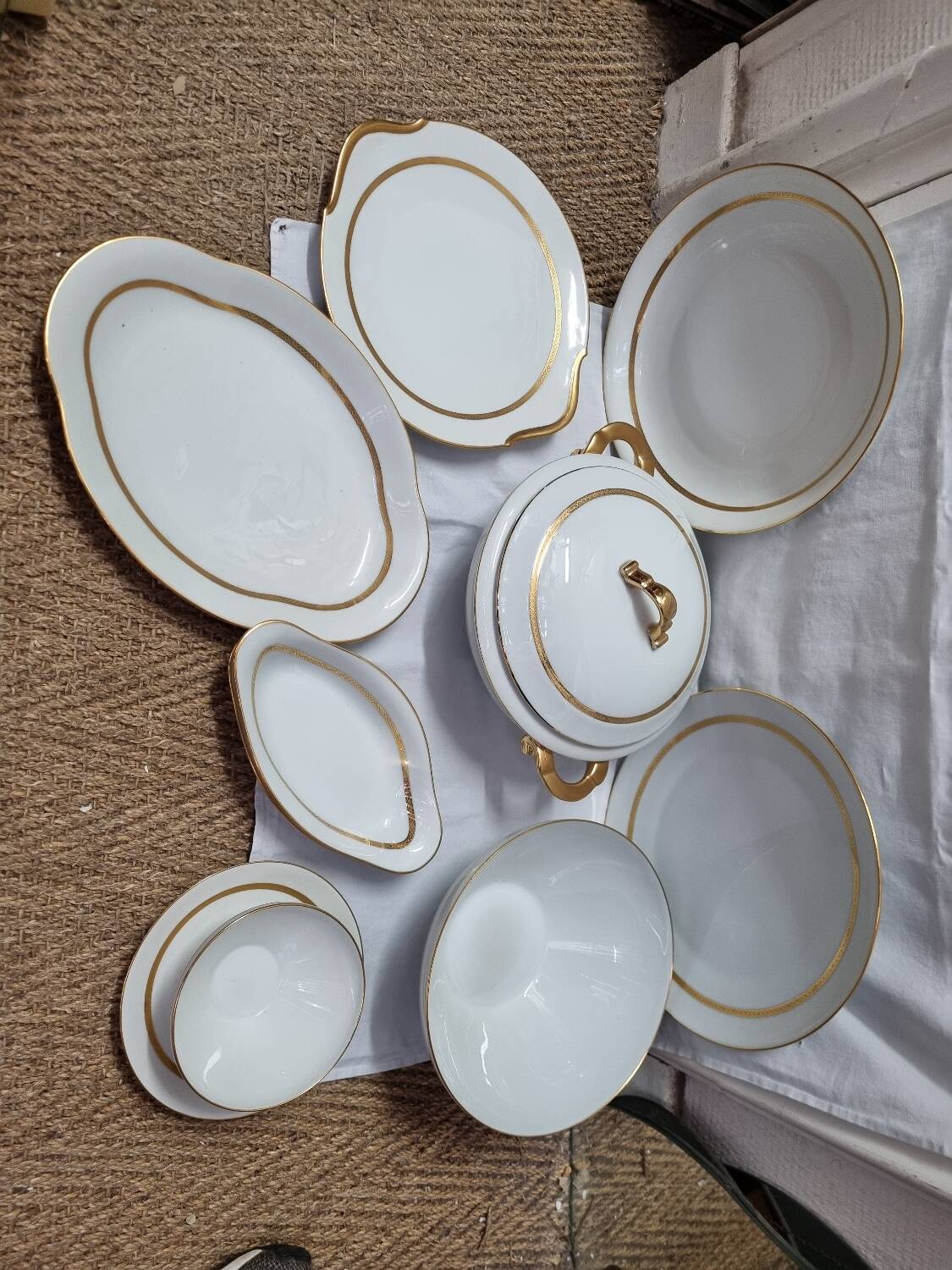 Limoges porcelain dinner service from 1930