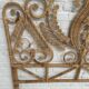 Peacock style rattan headboard