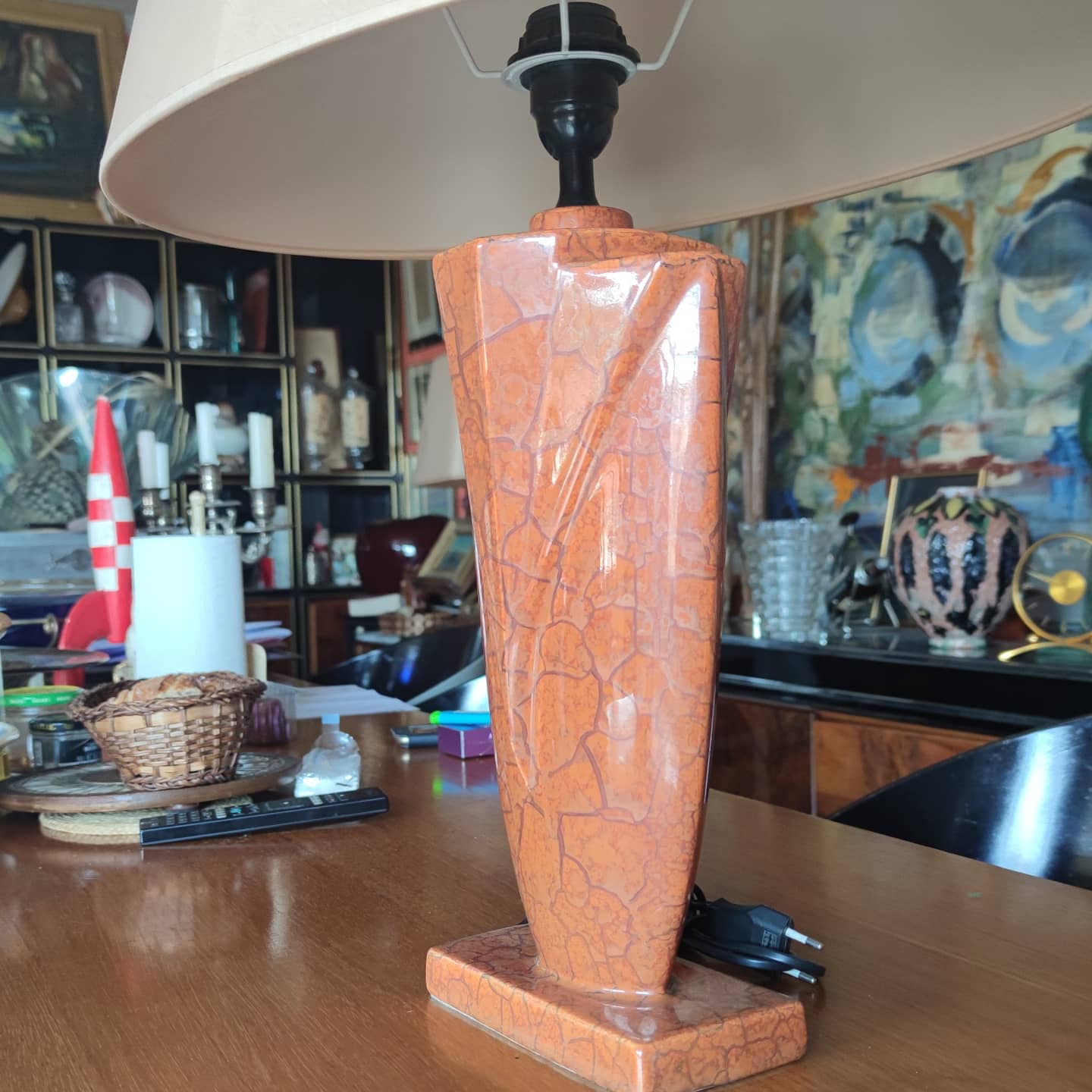 Lampe à poser en céramique