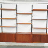 Poul Cadovius for Royal System wall unit in teak, Denmark 1950's