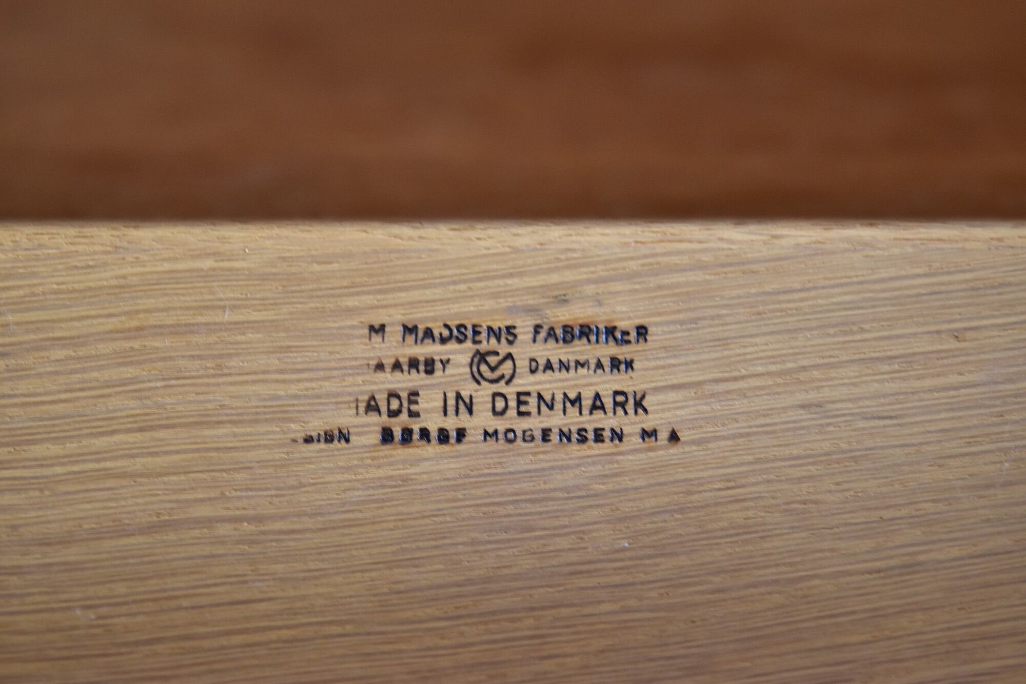 Børge mogensen, shaker dining table for c.m. madsen. denmark, circa 1960
