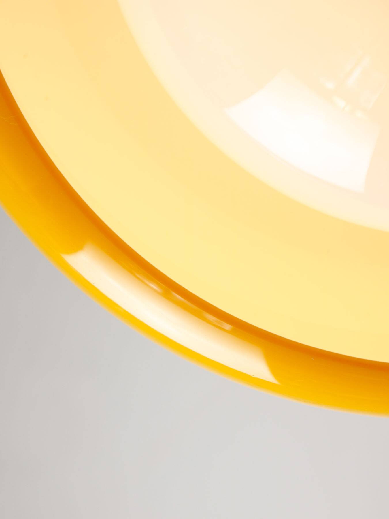 Large Space Age Model Best Pendant from Guzzini in Yellow, 1970s