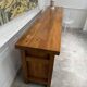 Brutalist 70's sideboard in solid elm