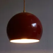 Set of Three Vintage Pendant Lights, Denmark 1970s