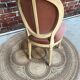 Pink medallion armchair