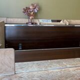 Headboard set with bedside tables