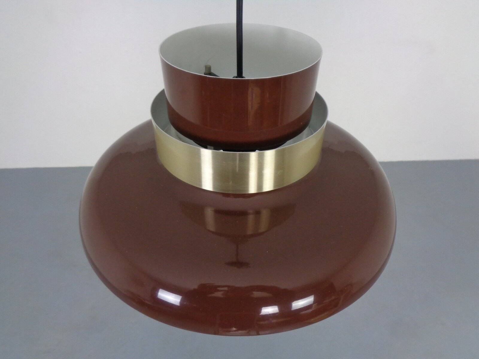Lamella Ceiling Lamp by Carl Thore for Granhaga Metallindustri, Sweden, 1960s