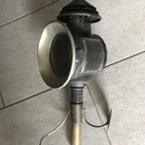 Copper and metal lantern sconce