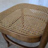 Vintage High Back Bentwood Cane Dining Chair / Thonet Style / Torn Seat