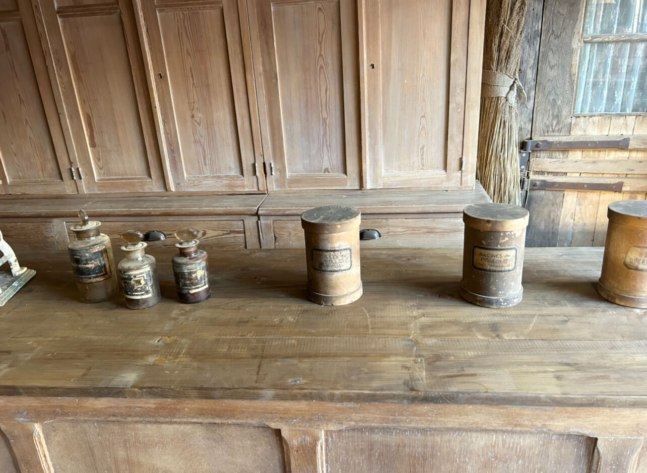 Large antique sideboard with 12 drawers