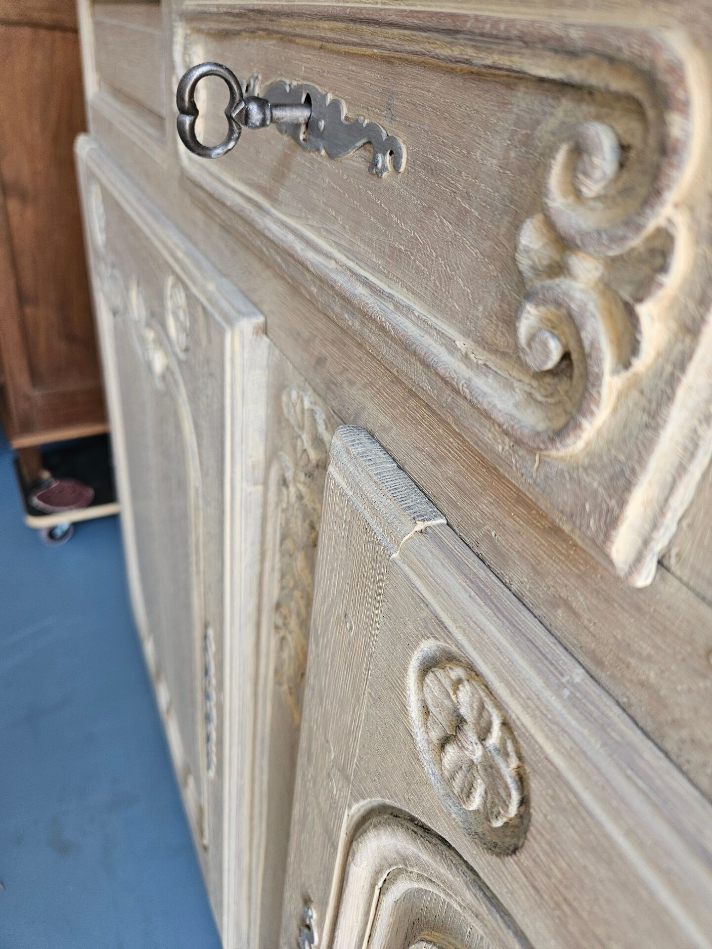 Restored wooden buffet