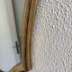 Vintage mirror 1960s Belgian rocaille style gilded wood - 61 x 49 cm