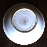 Blue salad bowl Digoin Art Deco Flowers