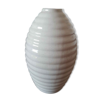 Vase blanc craquelé 1920/1930