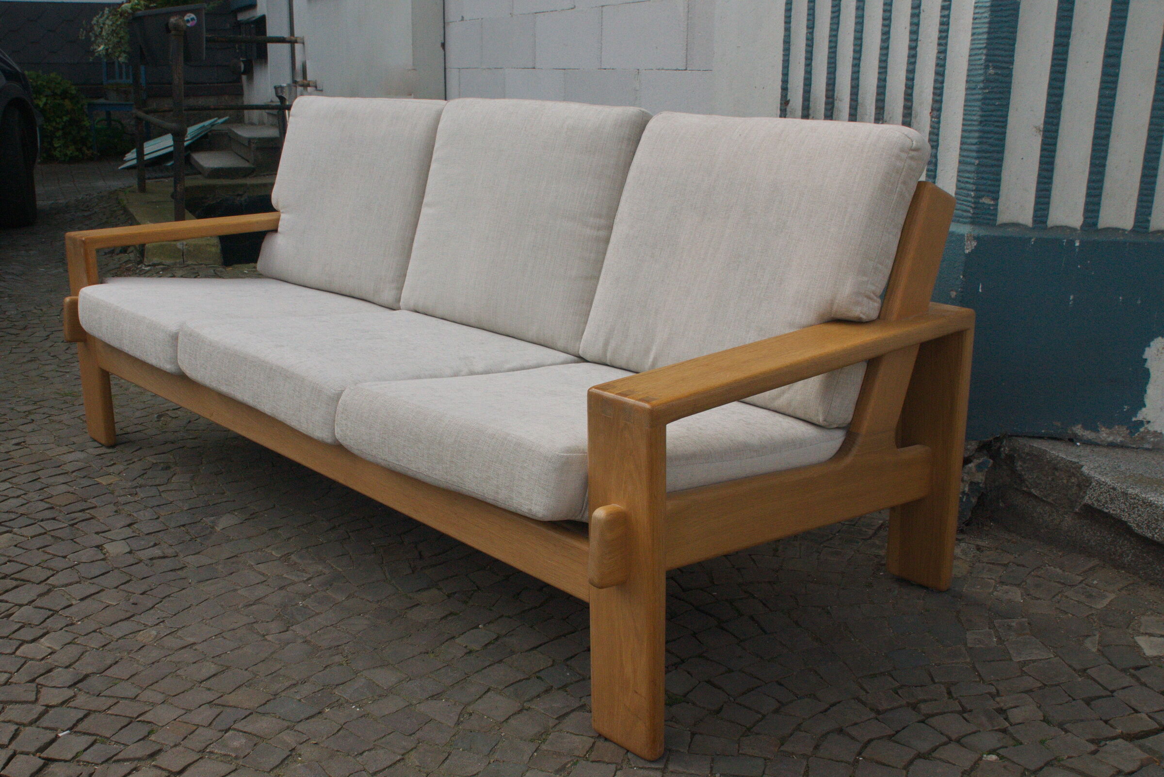 Mid century 3seater sofa from E. Pajamies for Asko, Finland, 1970s