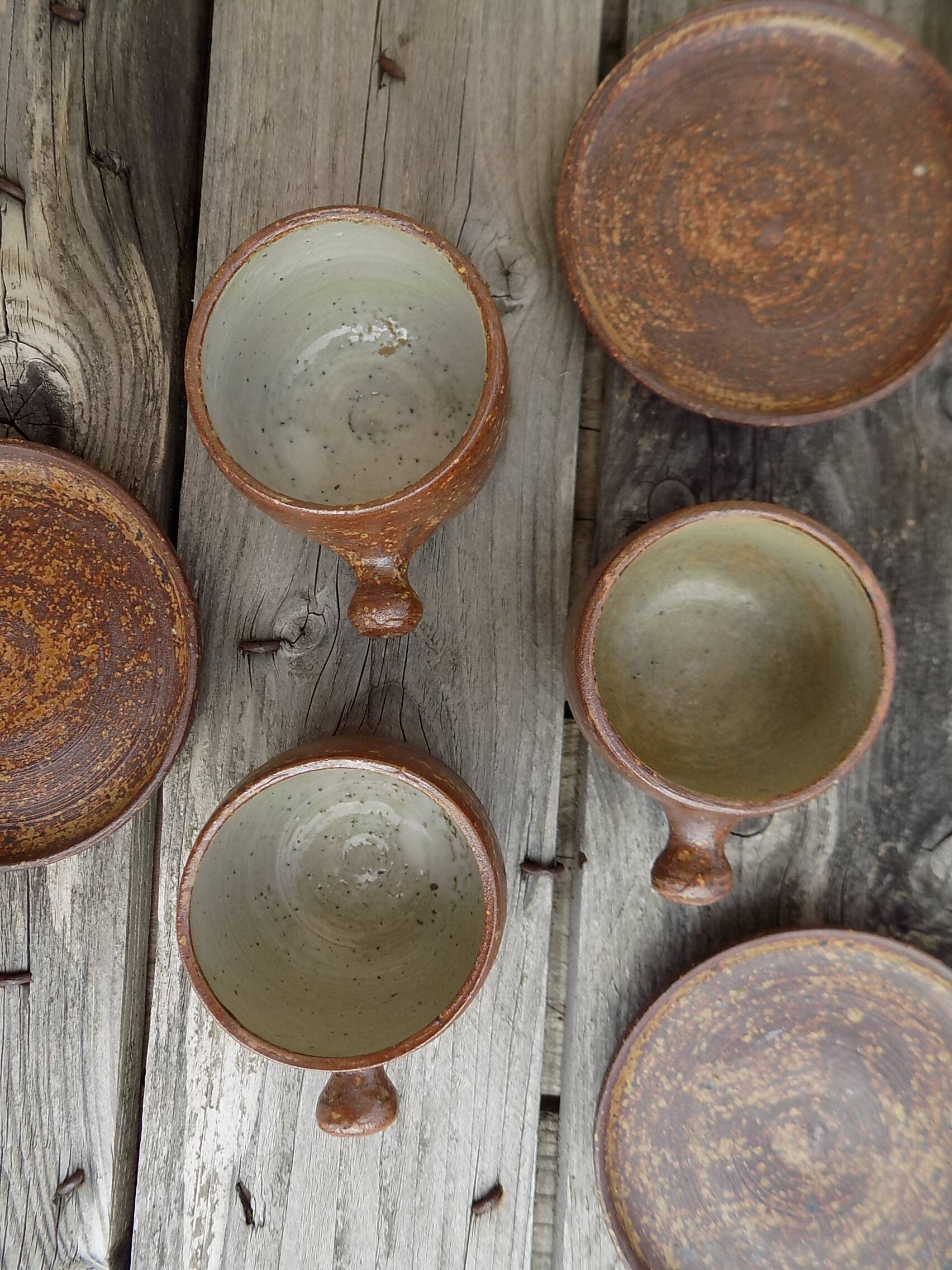 13 piece stoneware coffee/tea set