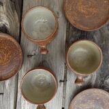 13 piece stoneware coffee/tea set